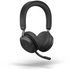 Jabra Evolve2 75 Wireless PC Headset mit Ladedock, 8-Mikro-Technologie -