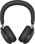 Jabra Evolve2 75 Wireless PC Headset mit Ladedock, 8-Mikro-Technologie -