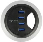 USB-HUB 62868 Delock 4-Port USB3.0 Tischeinbau