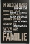 REINDERS Poster, In diesem Haus, K&uuml;che, Poster, Wanddeko, Room Decor,