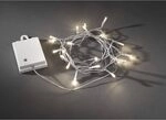 Konstsmide LED Lichterkette, mit an/aus Schalter, Lichtsensor, 6h und 9h Timer,...