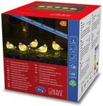 Konstsmide LED Acryl V&ouml;gel, 5er-Set, klar, 24V, Aussen (IP44), 40 warm wei&szlig;e