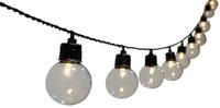 Dehner Solar-Lichterkette Ronda, Lichtfarbe warmwei&szlig;, L&auml;nge 380 cm, Leuchtdauer bis
