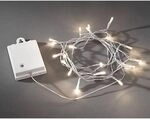 Konstsmide LED Lichterkette, mit an/aus Schalter, Lichtsensor, 6h und 9h Timer, 20