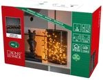 Konstsmide Micro LED B&uuml;schellichterkette Cluster, schwarz, 30V Innentrafo, 400