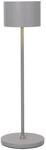 blomus Mobile LED-Tischleuchte FAROL | Aluminium | Farbe Satellite | kabellose