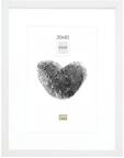 Deknudt Frames Bilderrahmen mit Passepartout - Weiss - S66KF1 P1 30x40cm f&uuml;r Bild