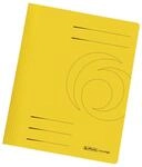 Herlitz 11034303 Schnellhefter A4 aus Karton gefaltet in gelb