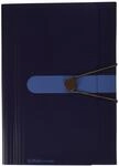 herlitz easy orga to go F&auml;chermappe, dunkelblau | Dokumentenmappe mit 12 flexibel
