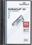 Durable Duraclip Original 30,Klemm-Mappe, A4, 25 St&uuml;ck, schwarz, 220001 