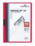 Durable 2200-03 Klemmappe DURACLIP 30 A4 rot