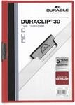Durable Duraclip Original 30,Klemm-Mappe, A4, 25 St&uuml;ck, rot, 220003 