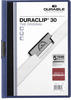 Durable Klemm-Mappe Duraclip Original 30 (für 1-30 Blatt A4), 25 Stück, dunkelblau,