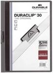 Durable Klemm-Mappe, DIN A4, bis 30 Blatt, anthrazit / grau, 2200-57