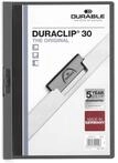 Durable Duraclip Original 30,Klemm-Mappe, A4, 25 St&uuml;ck, anthrazit, 220057 