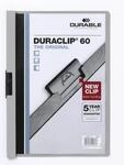 Klemm-Mappe DURACLIP&reg;, A4, Fassungsverm&ouml;gen 1-60 Blatt, grau