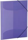 HERMA Sammelmappe A3 Violett Lila Transluzent, Eckspanner-Mappe aus Kunststoff...