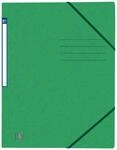 Oxford Eckspanner-Mappe A4, Top File +, ohne Klappen, aus Karton, gr&uuml;n, 10 St&uuml;ck