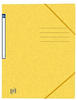 Oxford Eckspanner A4 ohne Klappen, aus Karton, gelb, 10 Stück