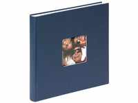 walther design Fotoalbum blau 26 x 25 cm mit Cover-Ausstanzung, Fun FA-205-L
