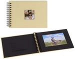 walther design Fotoalbum creme 23 x 17 cm Spiralalbum mit Cover-Ausstanzung, Fun