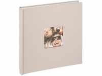 walther design Fotoalbum beige 26 x 25 cm mit Cover-Ausstanzung, Fun FA-205-E