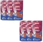 Rinti Chicko Plus K&auml;sew&uuml;rfel mit Ente | 12 x 80 g | Snack f&uuml;r ausgewachsene...