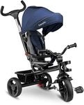 LIONELO Haari 2in1 Dreirad mit Schubstange ab 18 Monate bis 25kg, Vorw&auml;rts und
