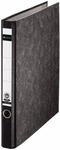 Leitz Standard-Ringordner ohne Schlitze, Schwarz, 3,5 cm R&uuml;ckenbreite, Einband mit