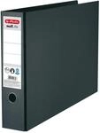 Herlitz 10397073 Ordner maX.file Hartpappe A3quer, 7,5cm, Farbe schwarz