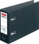 Herlitz 5176805 Ordner maX.file A5 quer, 7,5 cm mit selbstklebendem...