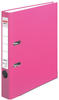 Herlitz 11053691 Ordner maX.file protect (A4, 5 cm, mit Einsteckrückenschild) pink
