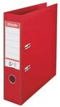 Esselte DIN A4 Ordner, Rot, 72 mm R&uuml;ckenbreite, Kunststoff, 1er-Pack, 811330