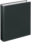 VELOFLEX 1153080 - Ringbuch Basic Schwarz, DIN A5 Ordner mit 4 Ring-Mechanik,