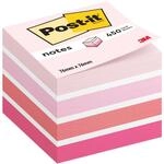 Post-it Sticky Notes Cube Pastell Farben: Collection, 1 Block, 450 Blatt, 76 mm x 76