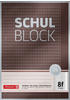 Brunnen 1052608 Schulblock/Notizblock Premium, A4, 50 Blatt, 5 x 7 mm rautiert mit