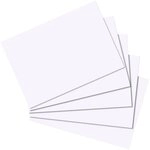 Herlitz Karteikarten A7 blanco VE=100 St&uuml;ck wei&szlig;