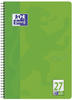 Oxford Touch Collegeblock A4 liniert mit Doppelrand, 80 Blatt, grün
