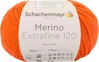 Schachenmayr Merino Extrafine 120 9807552-00125 orange Handstrickgarn, Schurwolle