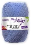 Woolly Hugs Year Socks Fb. 07 JUL, 100g Sockenwolle mit dezentem Degrad&eacute; Farbverlauf