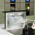 Klarstein Downdraft-Dunstabzugshaube, Versenkbare Abzugshaube, Leise