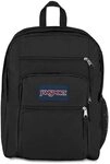 JANSPORT BIG STUDENT Gro&szlig;er Rucksack, 15 Inch Laptop Laptopfach, Schwarz (Schwarz)