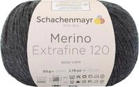 Schachenmayr Merino Extrafine 120 9807552-00198 anthrazit meliert Handstrickgarn,
