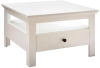 trendteam smart living - Universal - Couchtisch - Wei&szlig; Matt - Wohnzimmertisch mit