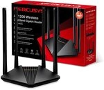 Mercusys MR30G Wireless Router Gigabit Ethernet Dual-Band (2.4 GHz / 5 GHz) Black