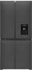 Exquisit Multi-Door Kühlschrank MD430-100-WS-200E inoxlook-az | 432 L Volumen 