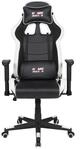 GAME ROCKER Gaming Stuhl G-10 Kunstleder, schwarz/wei&szlig;, bis 110 kg belastbar