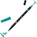 Tombow ABT-373 Fasermaler Dual Brush Pen mit zwei Spitzen, sea blue