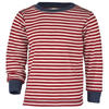 Engel Natur, Kinder Shirt/Pullover, 100% Wolle (kbT) (116, Rot Melange/Natur)