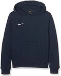 Nike Unisex Kinder Kapuzenpullover Team Club, Blau (Obsidian/football White), XS